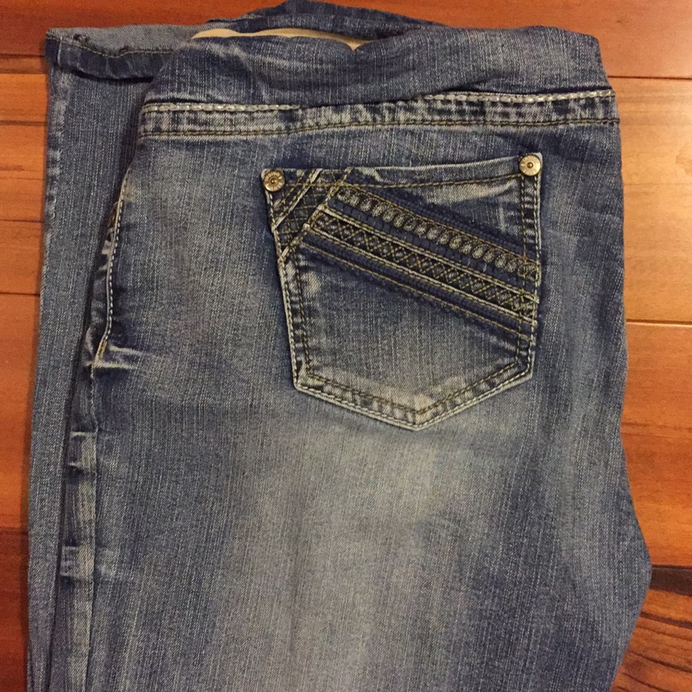 Indigo Blue maternity jeans.